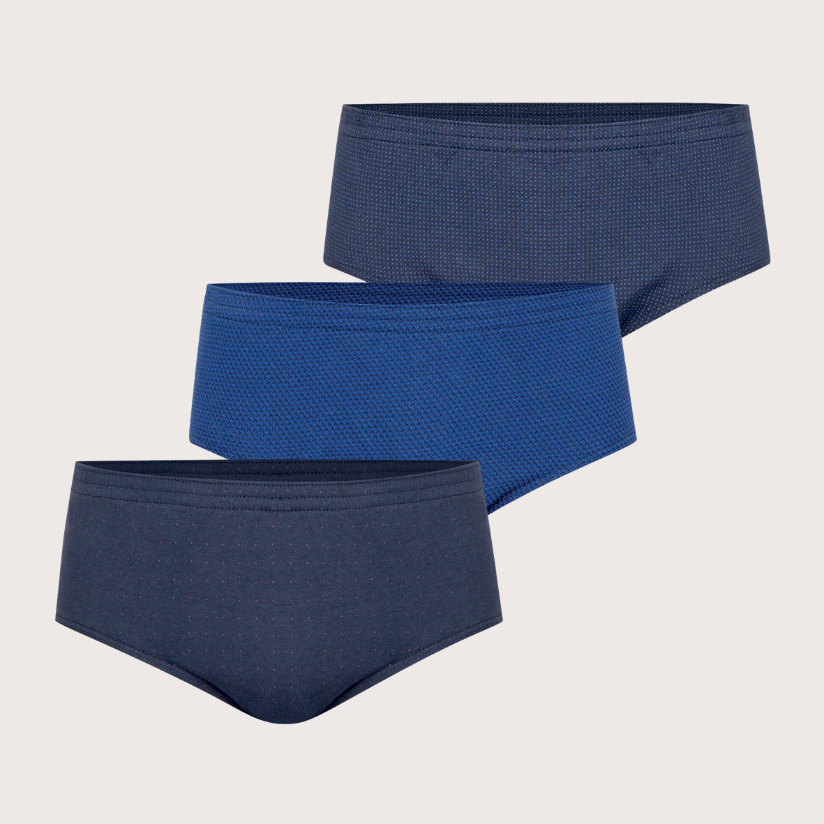 eminence-lot-de-3-slips-homme-taille-haute-ferm-trio-fantaisie-heritage image 1