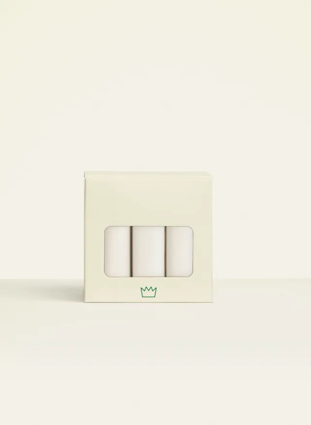 archiduchesse-trio-chaussettes-courtes-blanc-mouton image 1