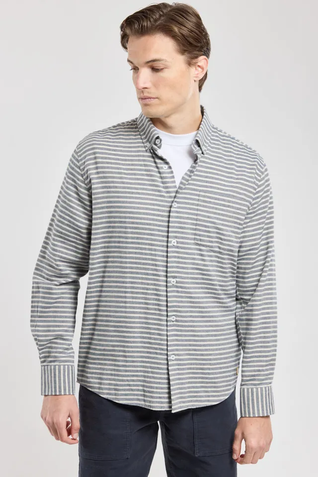 armor-lux-chemise-ray-e-coupe-droite-homme-coton-manches-longues image 1