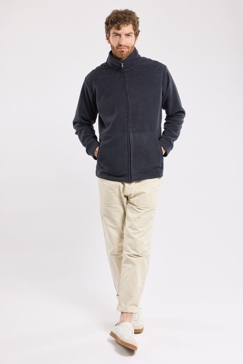 armor-lux-veste-polaire-homme-double-zip-2-poches image 6