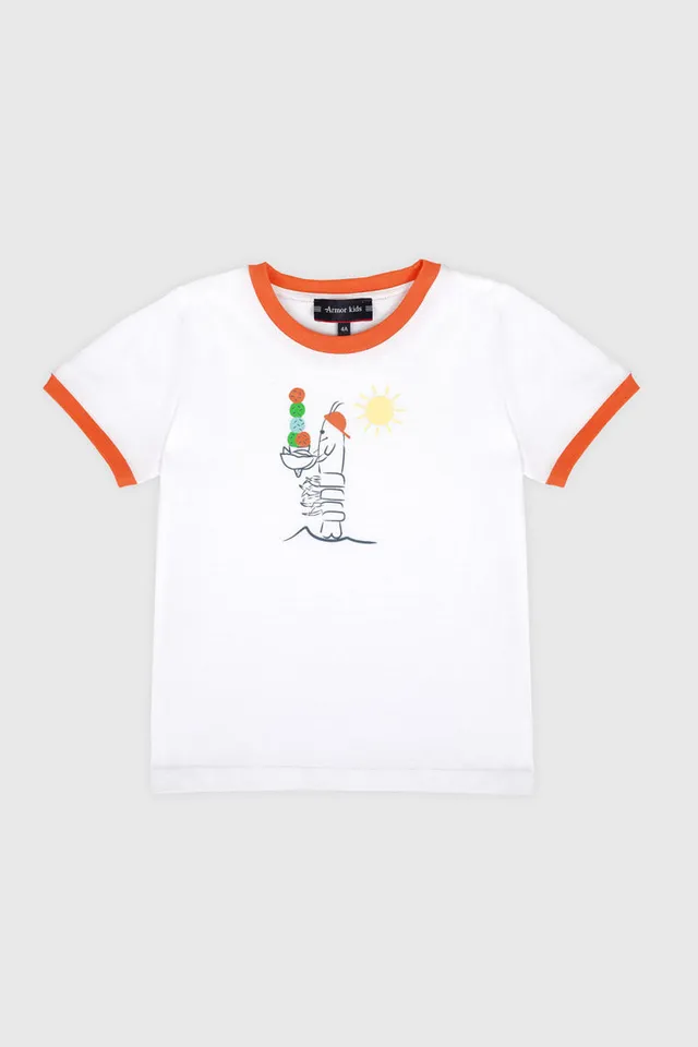 armor-lux-t-shirt-langoustine-kids-coton-l-ger-enfant image 1