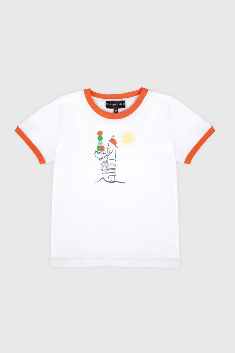 armor-lux-t-shirt-langoustine-kids-coton-l-ger-enfant image 1