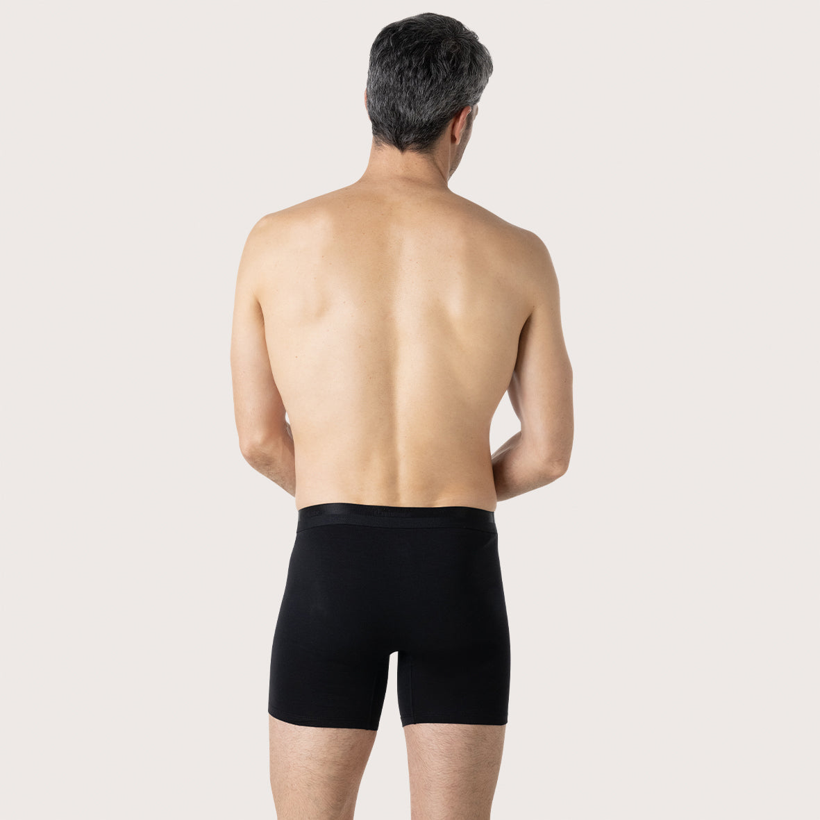 lot-de-3-boxers-longs-homme-eminence-studio-unis-stretch image 3