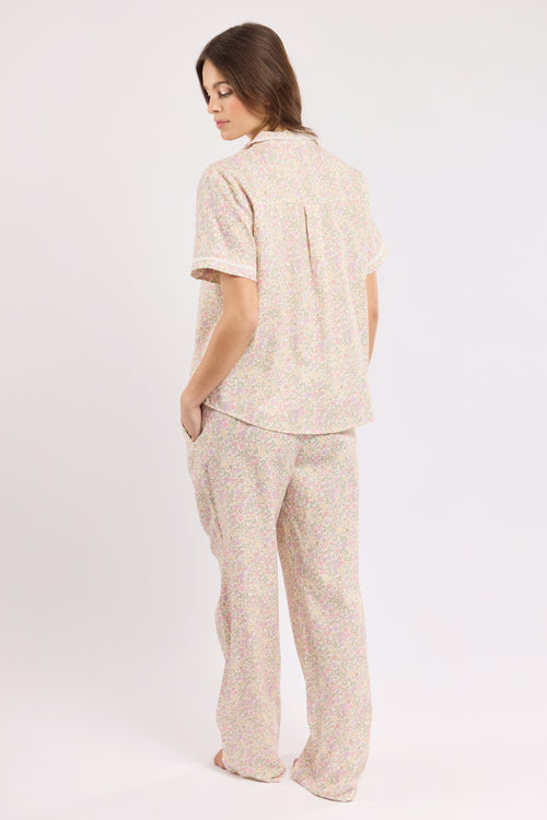 armor-lux-pyjama-fleurs-femme-manches-courtes-100-coton image 5