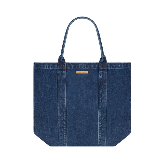 atelier-tuffery-grand-sac-cabas-stonewashed-denim-coton image 1
