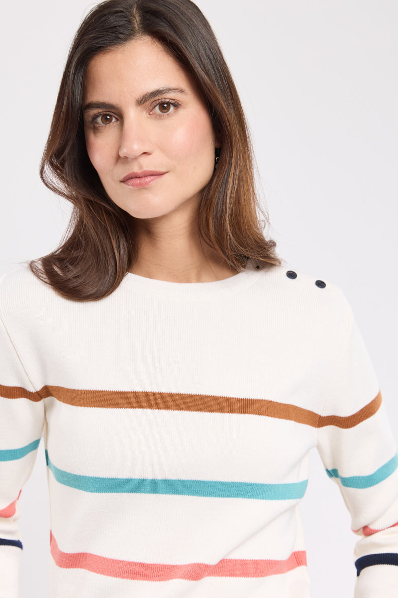 armor-lux-pull-marin-ray-deauville-femme-laine image 2