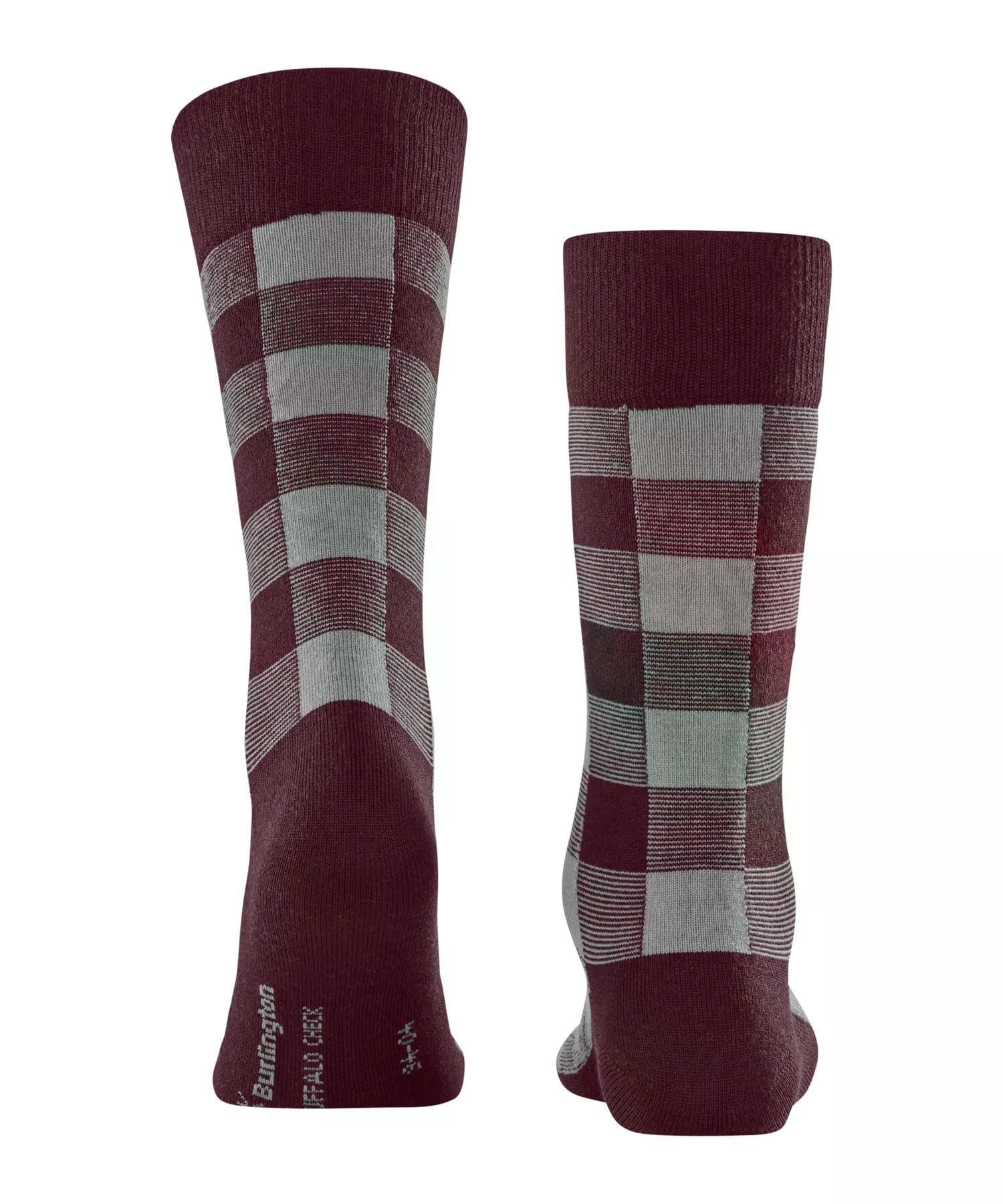 burlington-chaussettes-buffalo-check-laine-vierge-opaque-homme image 2