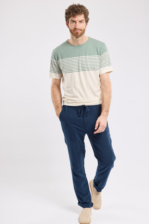 armor-lux-deauville-pantalon-homme-lastique-coton-et-lin image 2
