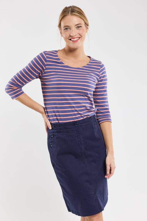 armor-lux-jupe-style-marin-gabardine-coton-stretch image 3