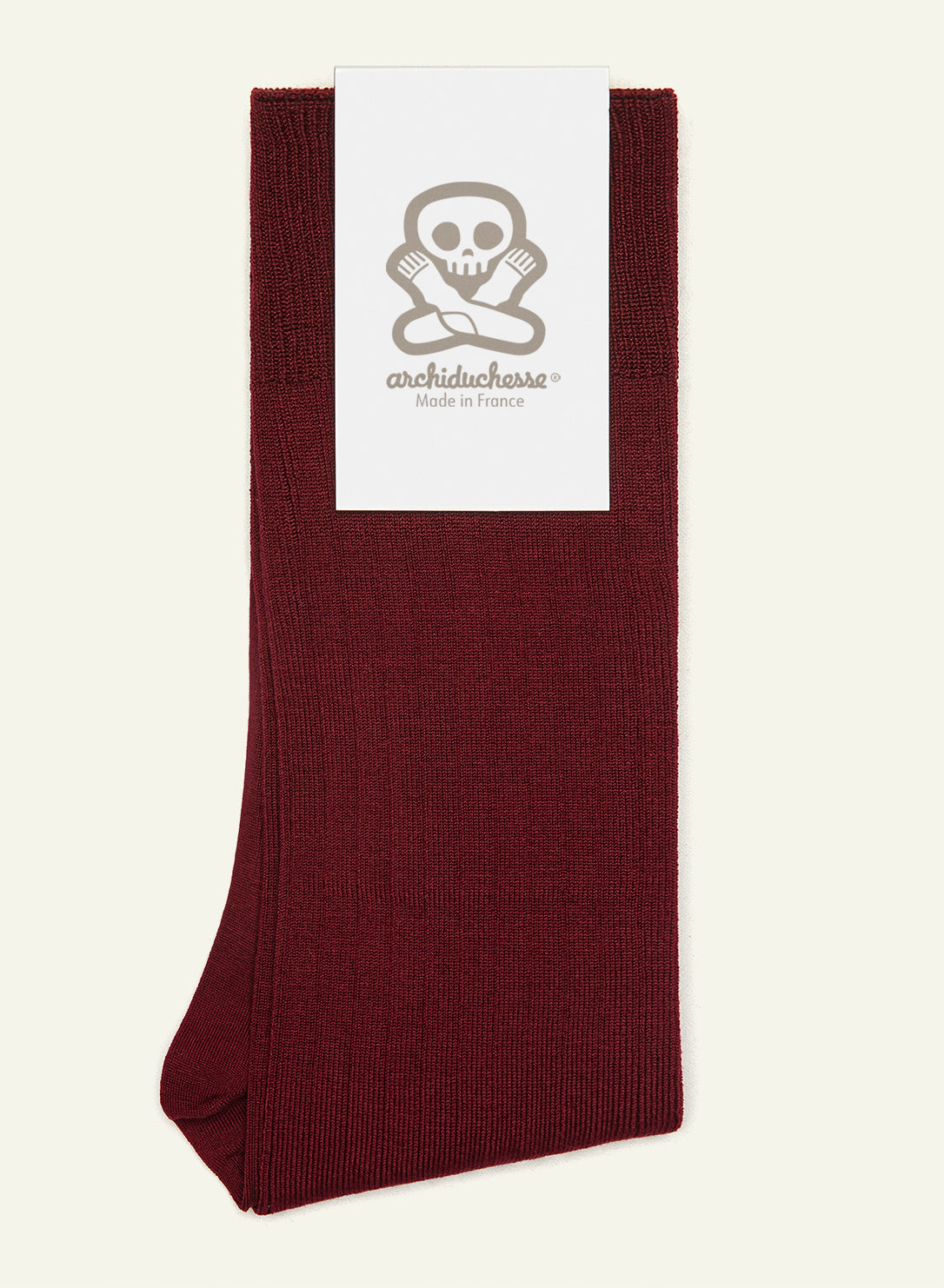 archiduchesse-bordeaux-chaussettes-de-luxe-fil-d-cosse image 5