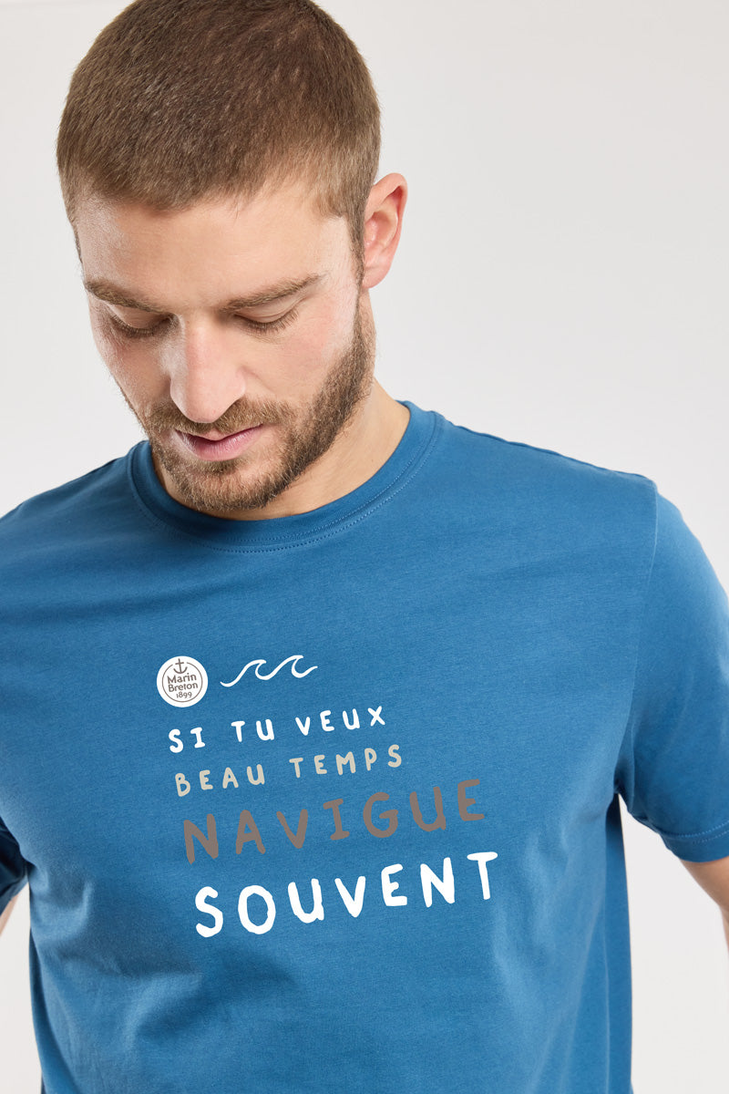 armor-lux-t-shirt-almanach-marin-breton-coton image 2