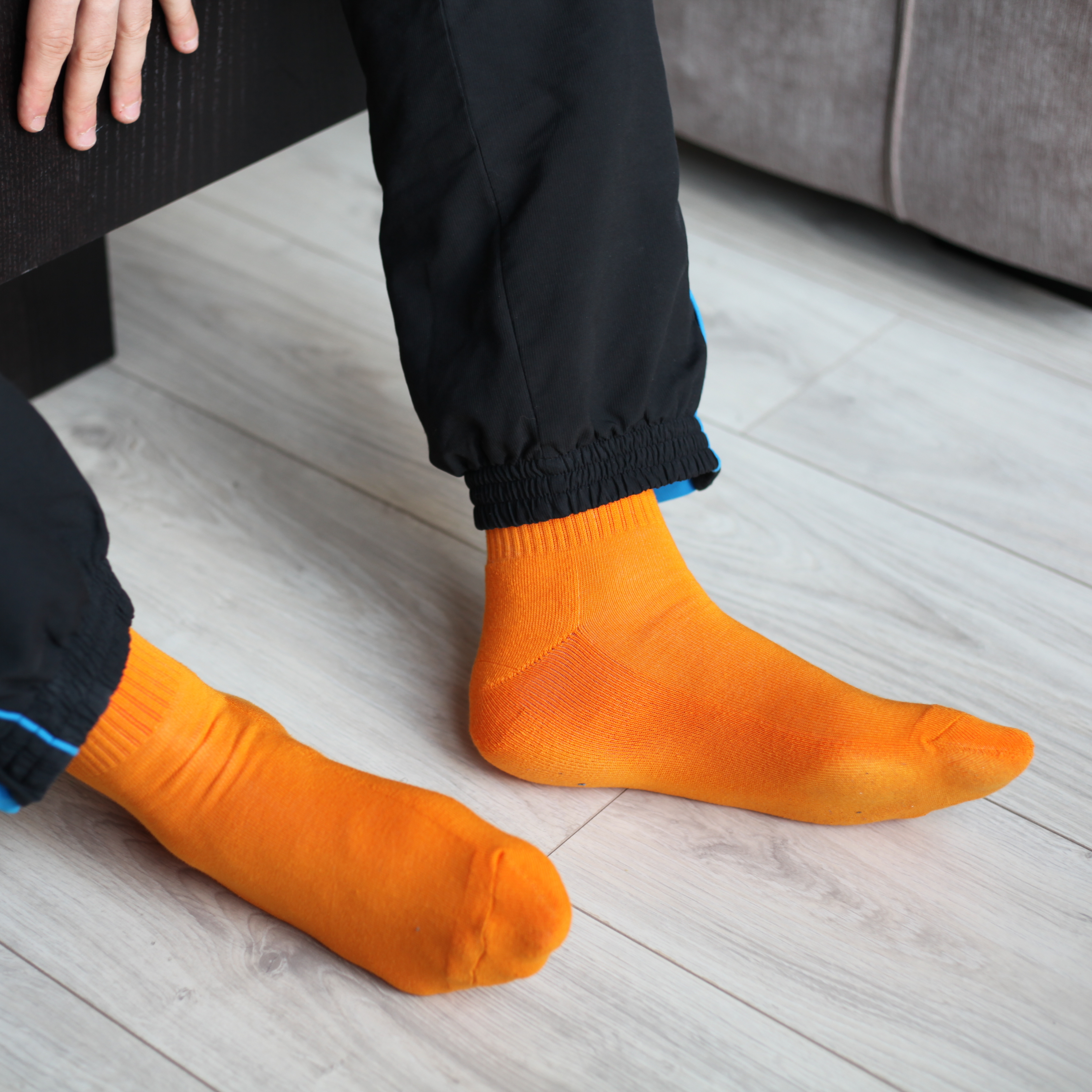 archiduchesse-bouclette-orange-mandarine-chaussettes-hiver-unisexe image 5