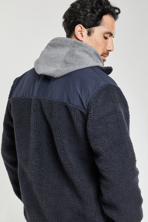 armor-lux-h-ritage-veste-sherpa-zip-homme-polyester-contrast-e image 7