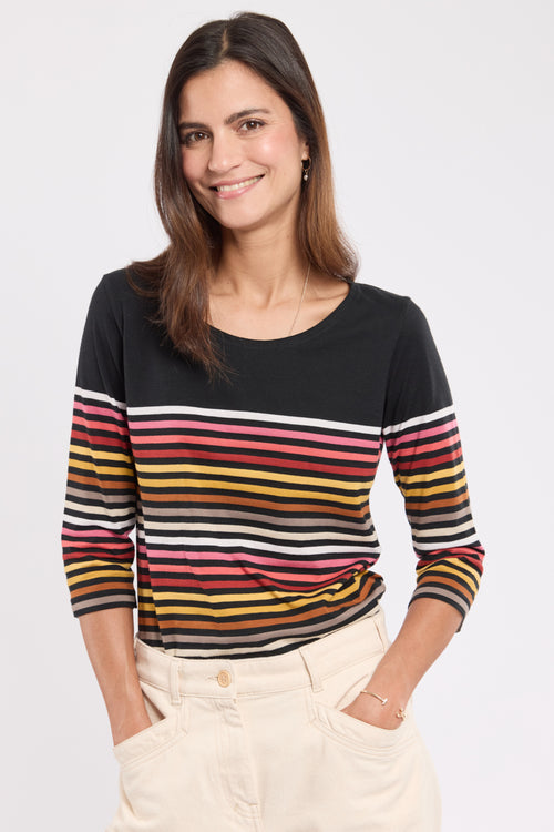 armor-lux-amiral-marini-re-femme-10-couleurs-manches-3-4 image 2