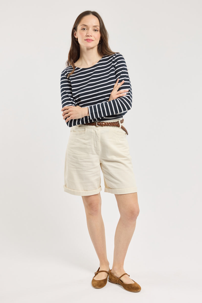 armor-lux-marini-re-plozevet-femme-coton-l-ger-col-bateau image 3