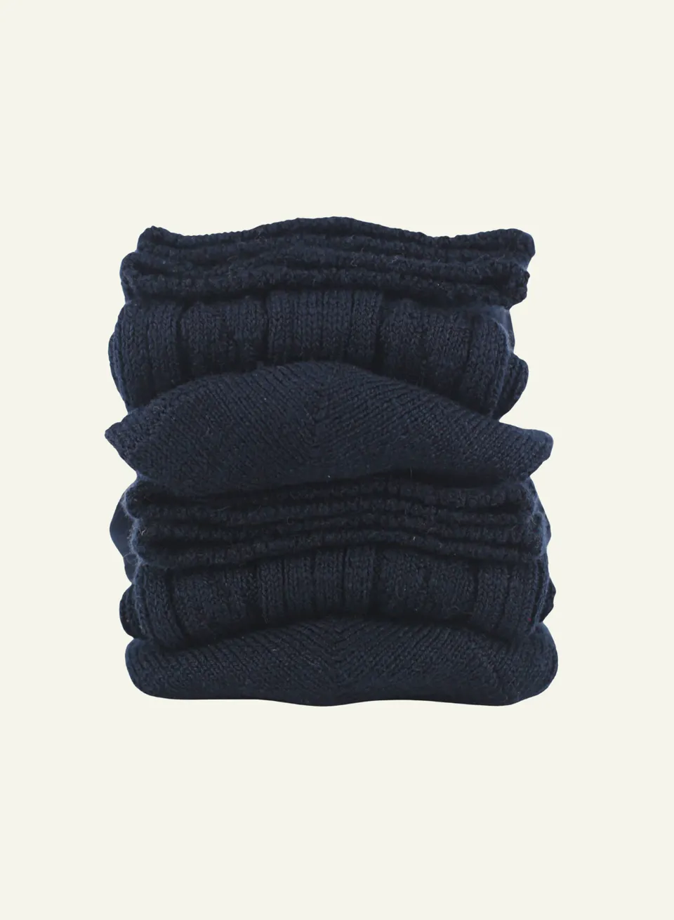 archiduchesse-d-hiver-bleu-marine-chaussettes-chaudes-mi-hautes image 1