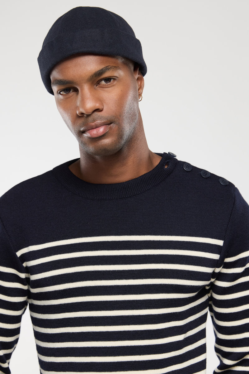 armor-lux-pull-marin-ray-mol-ne-homme-100-laine-2 image 4