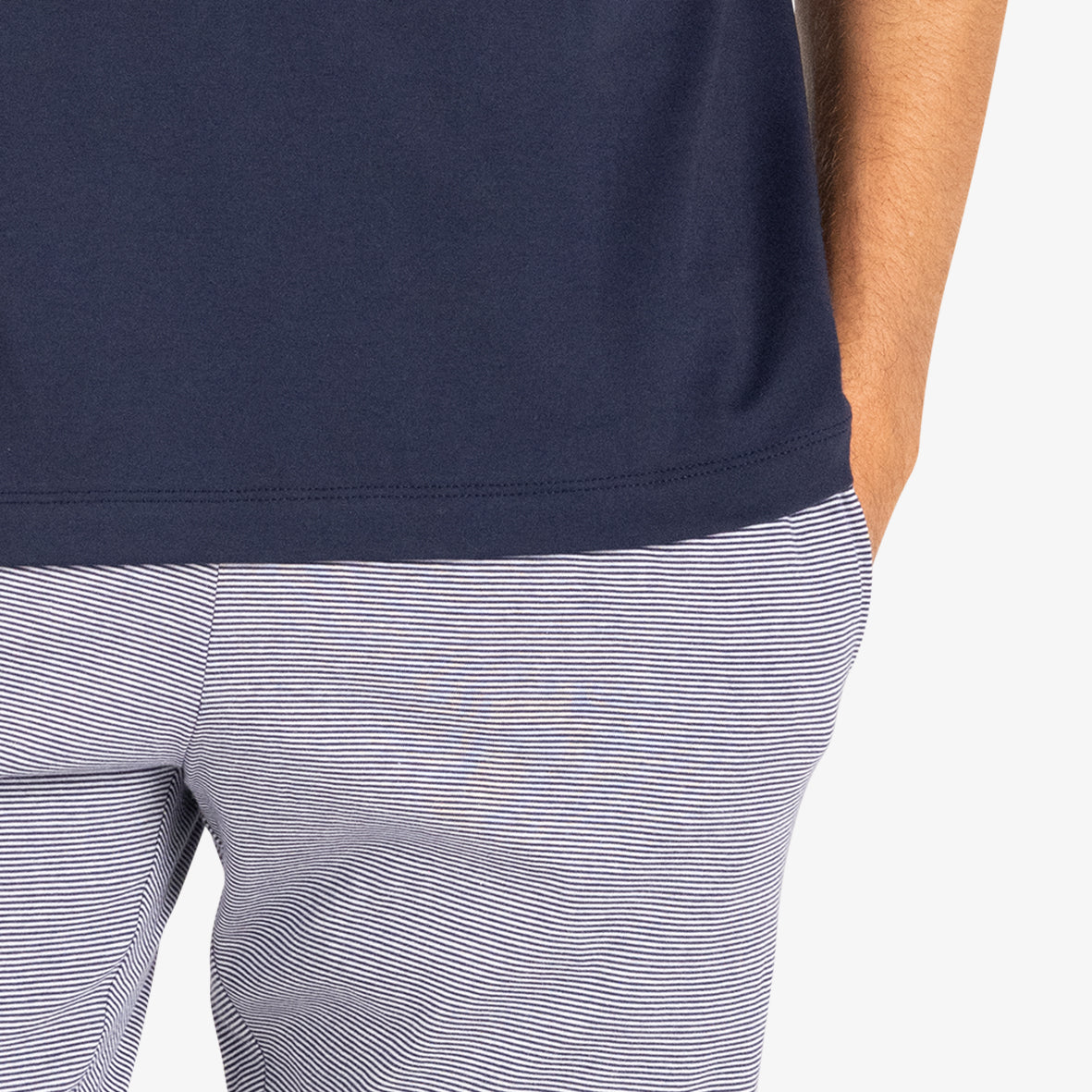 eminence-l-intemporel-pyjama-court-col-v-marini-re-homme image 3