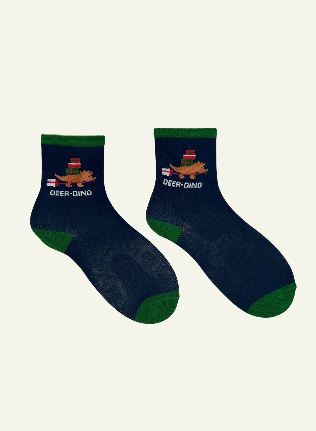 archiduchesse-famille-santasaur-chaussettes-no-l-enfant-et-adulte-bleues image 2
