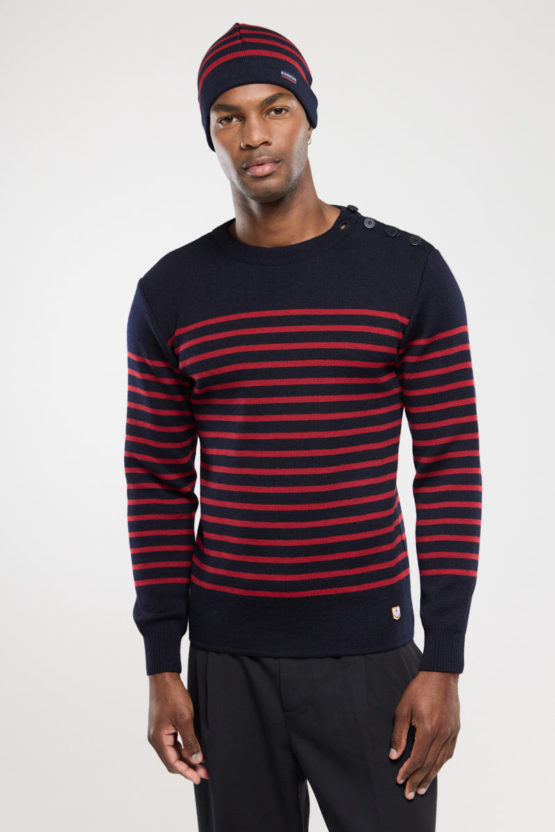 armor-lux-pull-marin-ray-mol-ne-laine-homme-h-ritage image 1