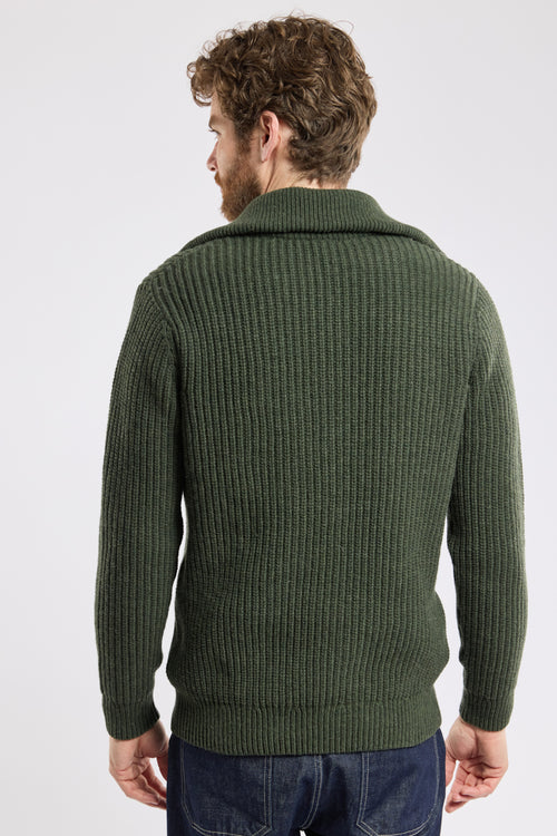 armor-lux-heritage-pull-homme-col-zipp-laine image 5
