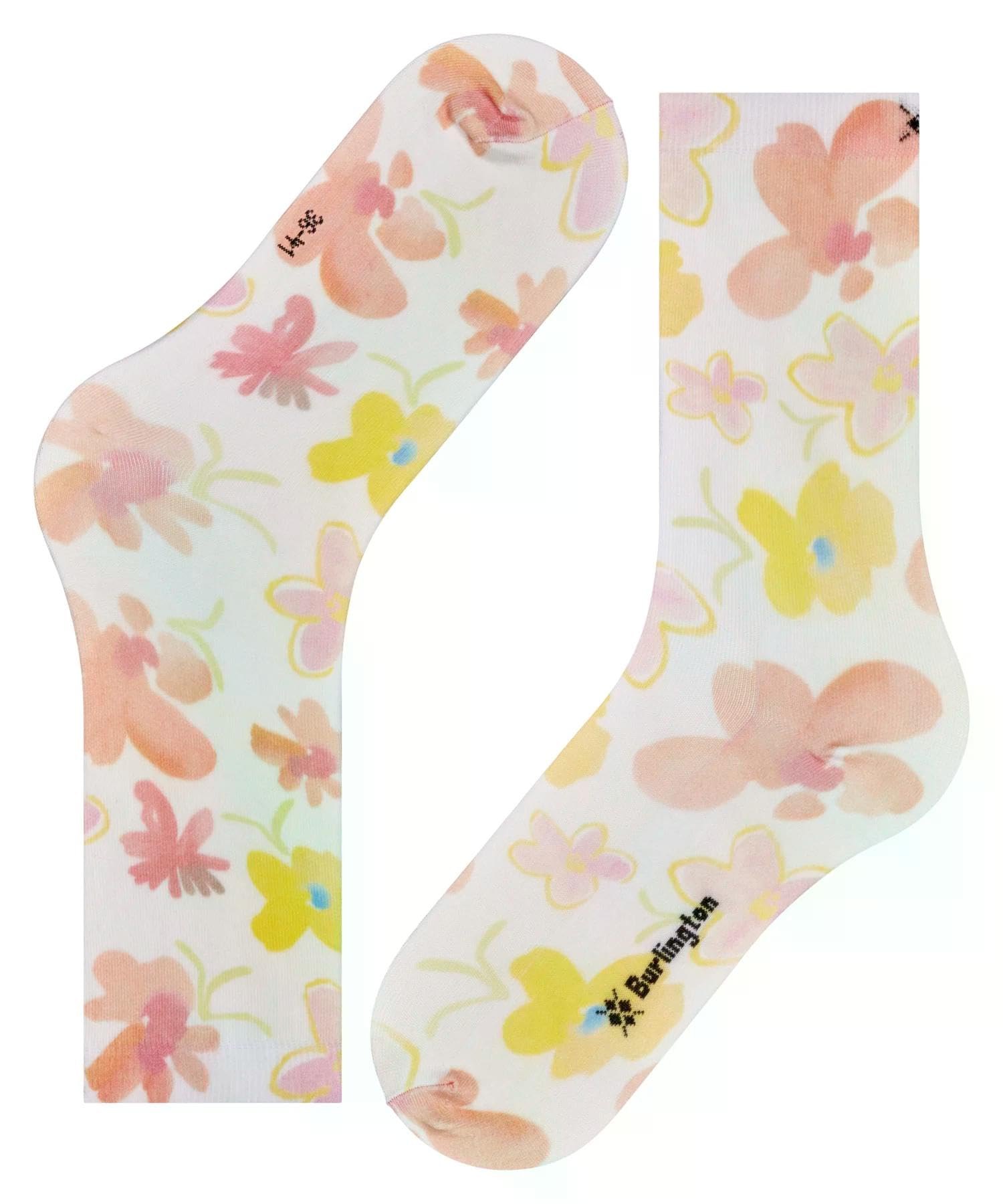 burlington-garden-bloom-chaussettes-femme-coton-respirant-fleur image 6