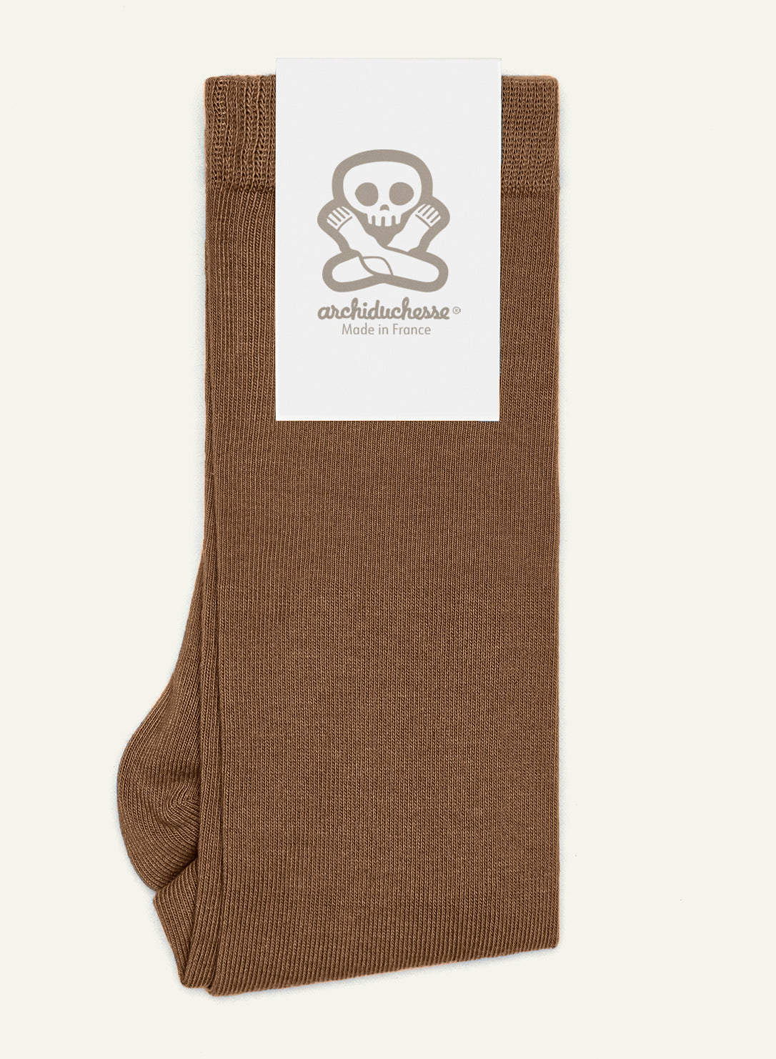 archiduchesse-marron-chocolat-au-lait-chaussettes-de-ville image 5