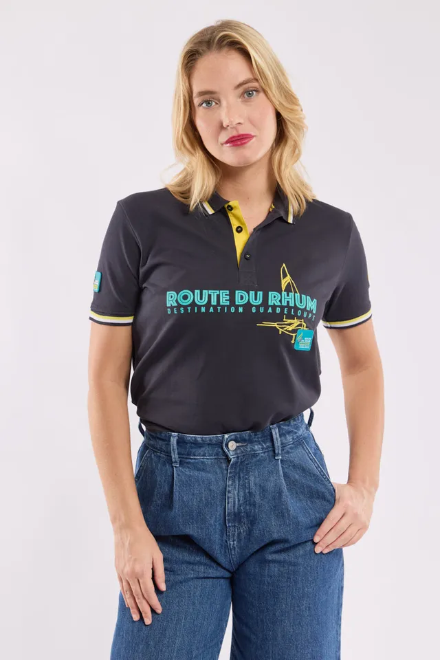armor-lux-polo-homme-route-du-rhum-coton-piqu image 1