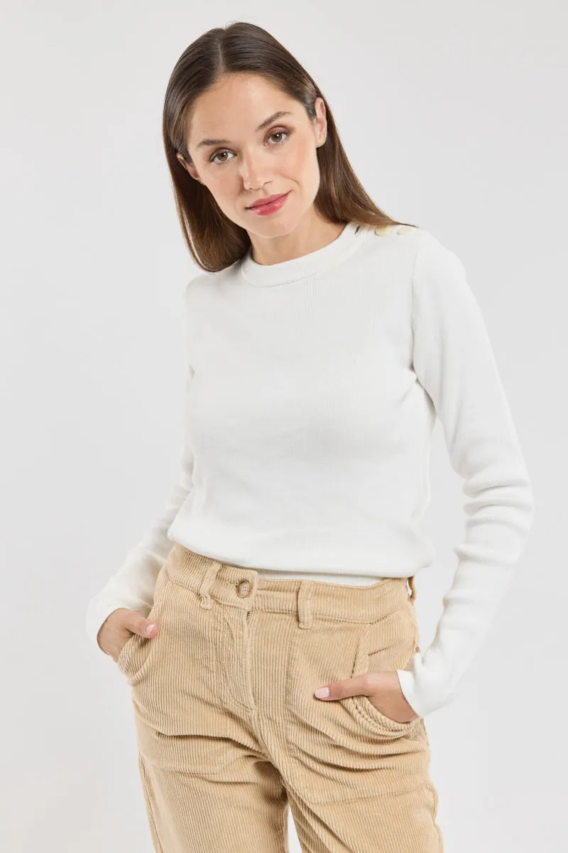 armor-lux-pull-marin-groix-femme-coton-uni image 1