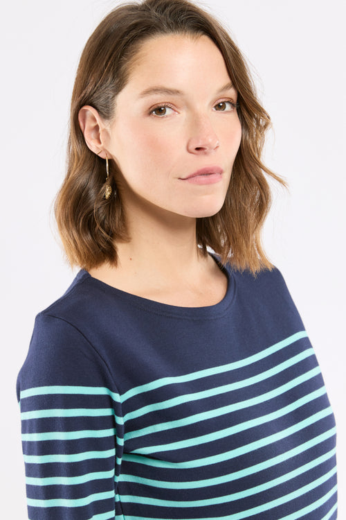 armor-lux-marini-re-femme-bicolore-coton-pais-route-du-rhum image 3