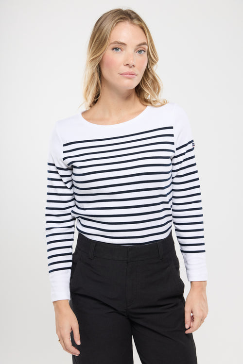 armor-lux-amiral-marini-re-ray-e-coton-pais-manches-longues image 6