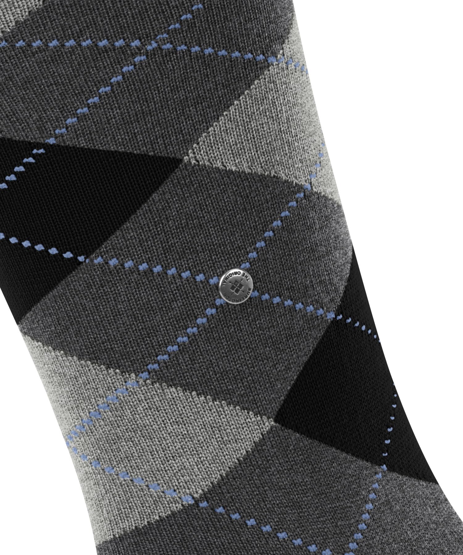burlington-edinburgh-chaussettes-longues-homme-laine-gris-asphalt-melange-40-46 image 5
