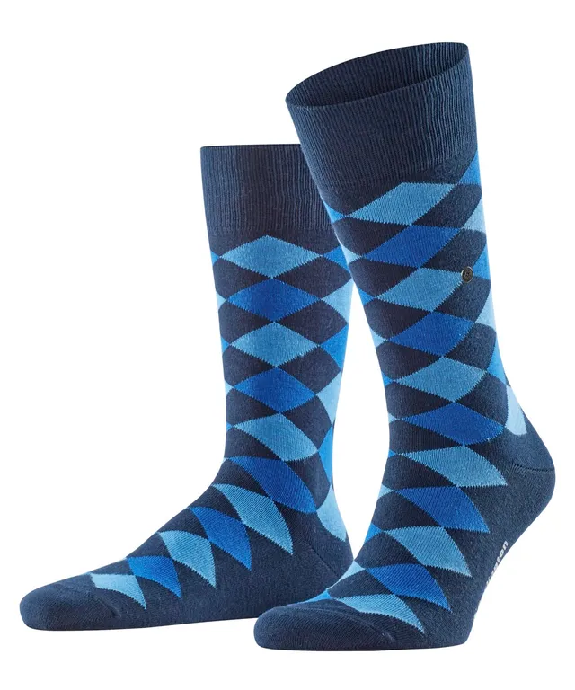 burlington-danny-m-so-chaussettes-fantaisie-homme-coton-bleu-marine-6120 image 1