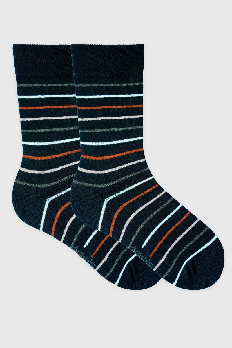 armor-lux-chaussettes-ray-es-coton-39-46-4 image 1