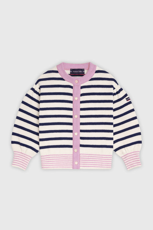 armor-lux-cardigan-ray-enfant-coton-et-laine image 2