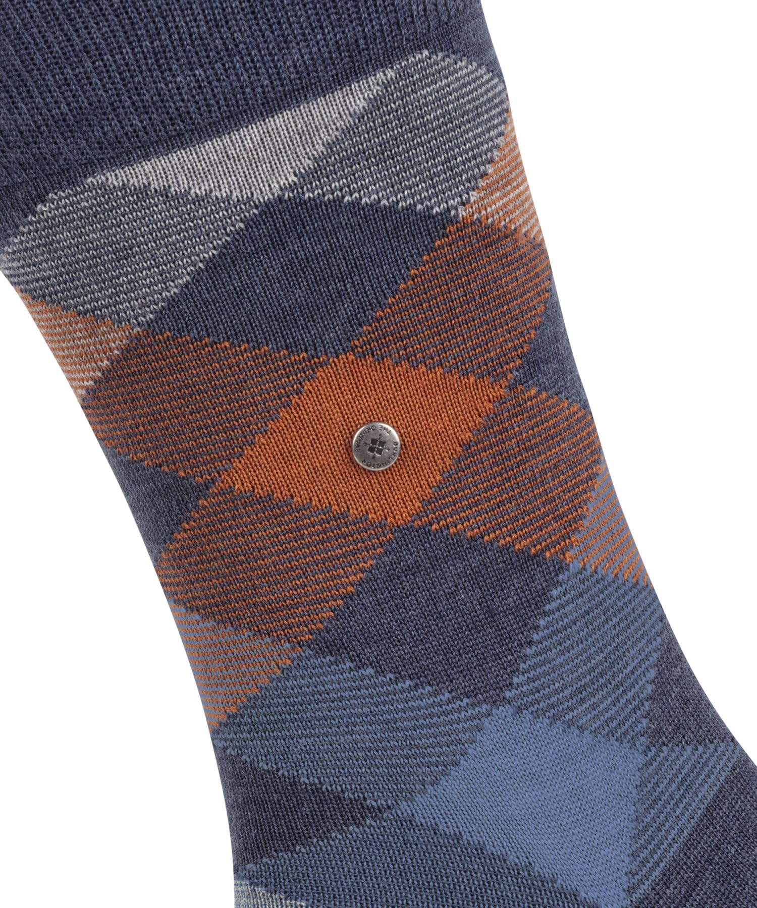 burlington-newcastle-m-chaussettes-homme-laine-fantaisie-bleu-dark-blue-melange- image 5