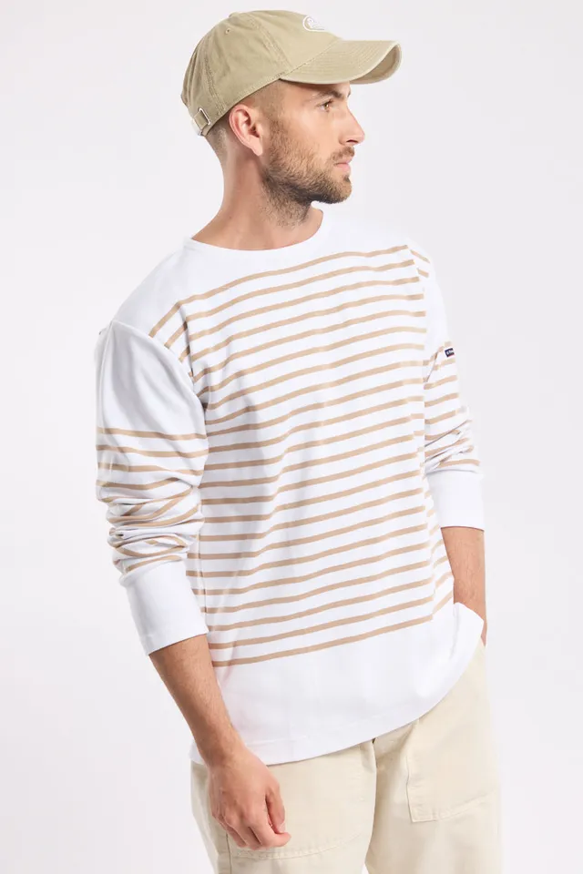 armor-lux-marini-re-homme-manches-longues-coton-pais-interlock-7 image 1