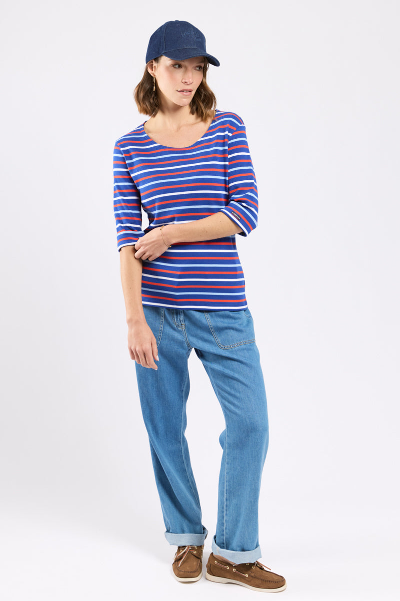 armor-lux-marini-re-tricolore-femme-coton-pais image 4
