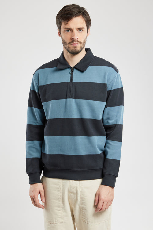 armor-lux-sweat-polo-zipp-homme-ray-gros-coton-428g-m image 2