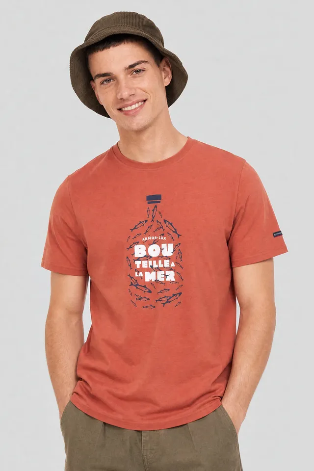 armor-lux-t-shirt-s-rigraphi-coton-l-ger-160g-m-homme image 1