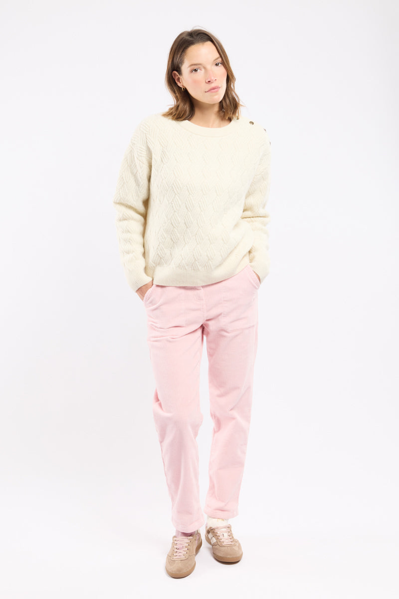armor-lux-pull-deauville-femme-laine-boutons-dor-s-torsades image 3
