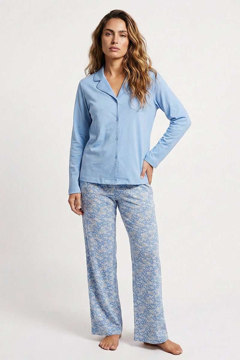 armor-lux-pyjama-motifs-femme-coton image 1