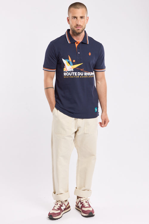 armor-lux-polo-route-du-rhum-2022-destination-guadeloupe-homme-manches-courtes-i-2 image 2