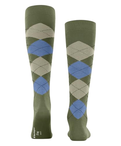 burlington-king-chaussettes-longues-homme-coton-vert-salvia-7472-40-46 image 7