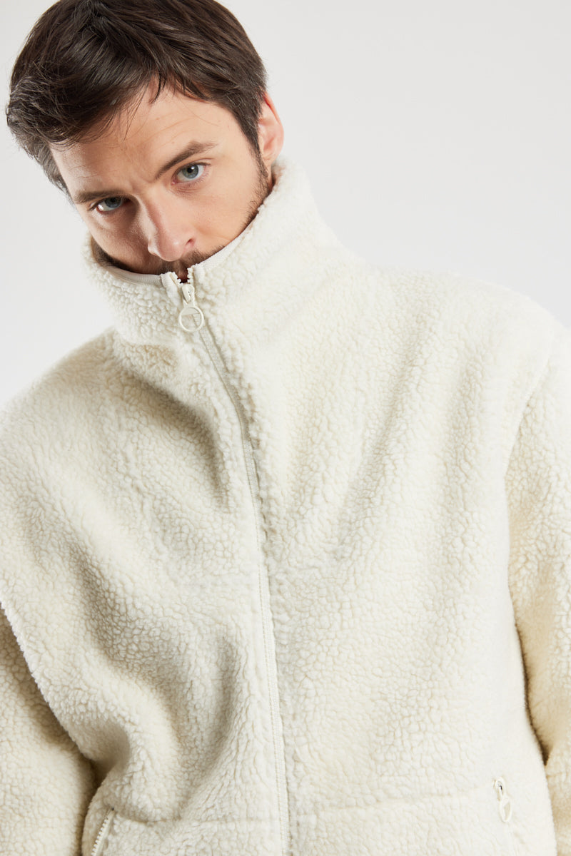 armor-lux-h-ritage-veste-polaire-zipp-e-sherpa-homme image 2