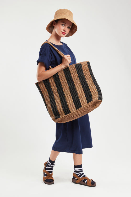 armor-lux-grand-tote-bag-ray-raphia-40-x-55-cm image 3