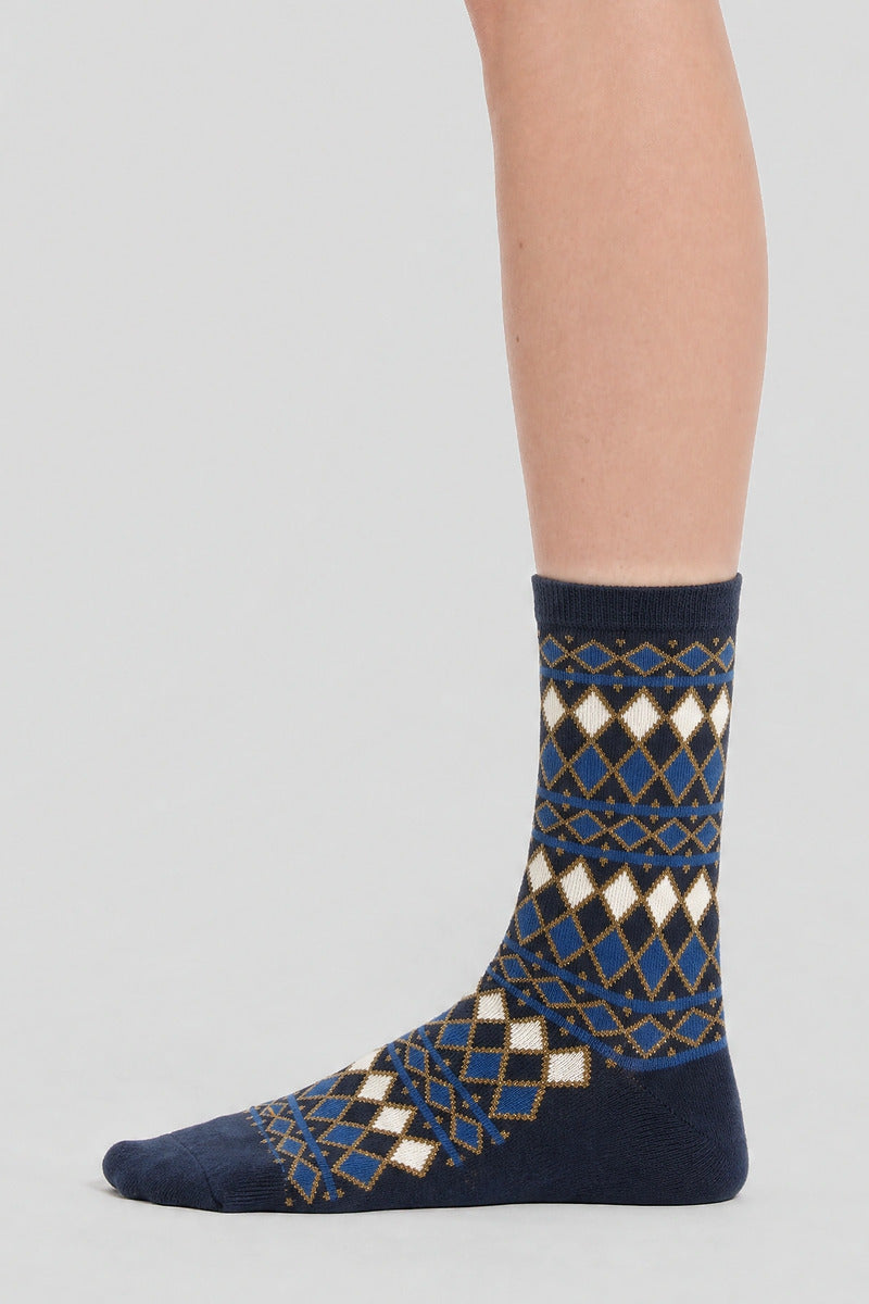 armor-lux-x-maison-broussaud-chaussettes-losanges-femme image 2