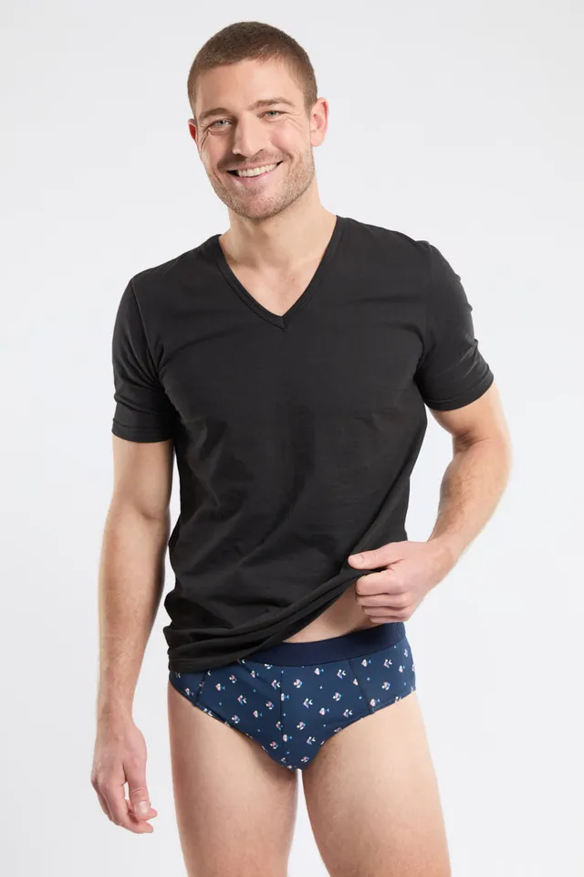armor-lux-slip-homme-coton-imprim-poissons-ceinture-sigl-e image 1
