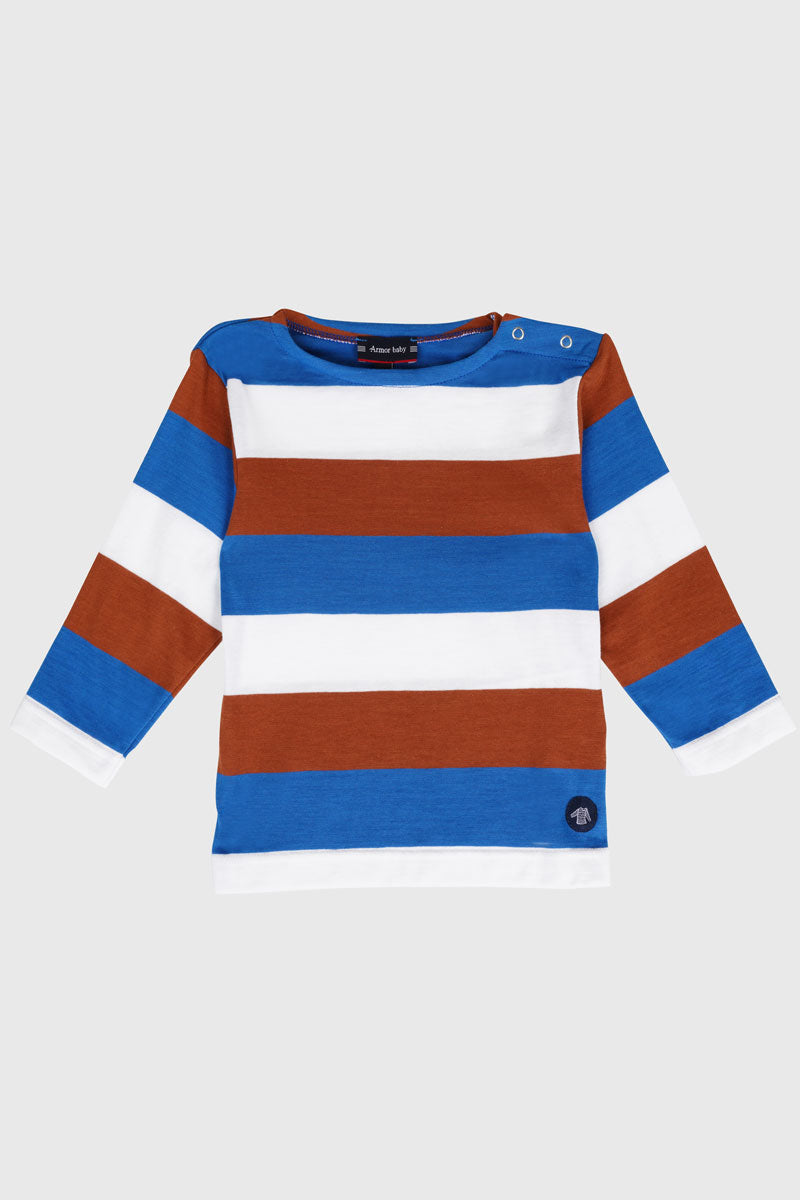 armor-lux-marini-re-b-b-larges-rayures-coton-l-ger-manches-longues image 1