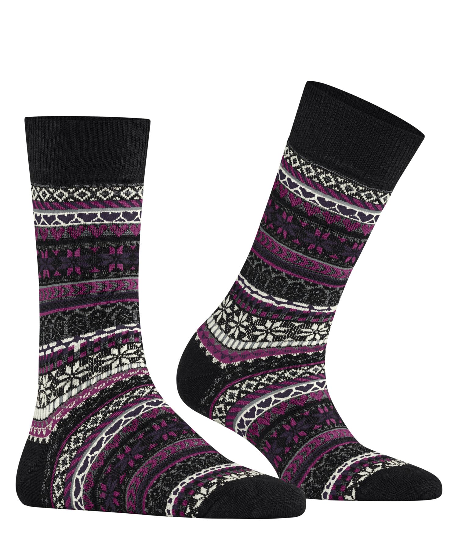 burlington-fair-isle-delight-chaussettes-femme-laine-respirante image 3